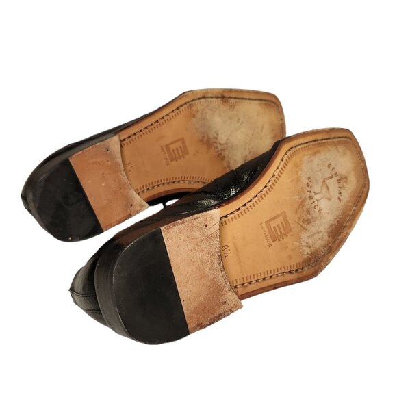 David Eden Handmade Ostrich Dress Shoes